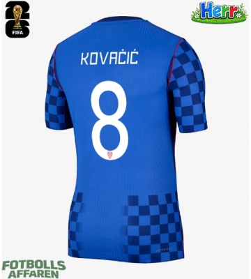 Kroatien Mateo Kovacic #8 Bortatröja VM 2026 Kortärmad